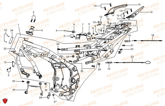 CADRE VOGE VOGE 500 R Euro5