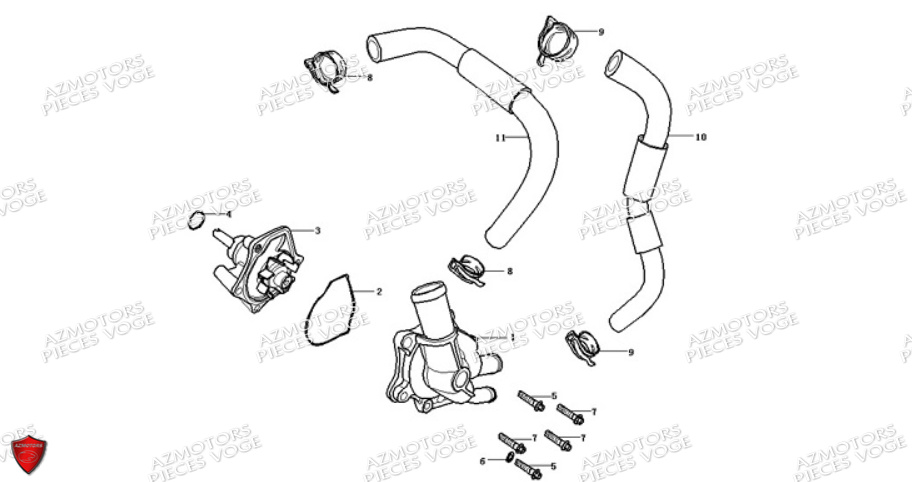 POMPE A EAU VOGE VOGE 525 ACX E5