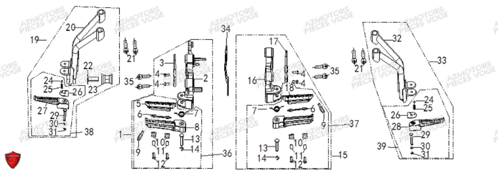 REPOSE PIED VOGE VOGE 525 ACX E5