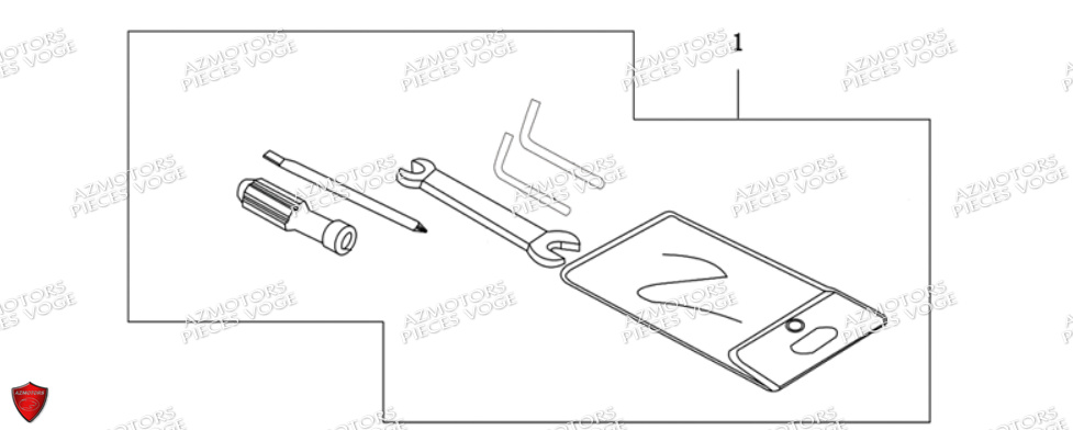 TROUSSE A OUTILS VOGE VOGE 525 ACX E5