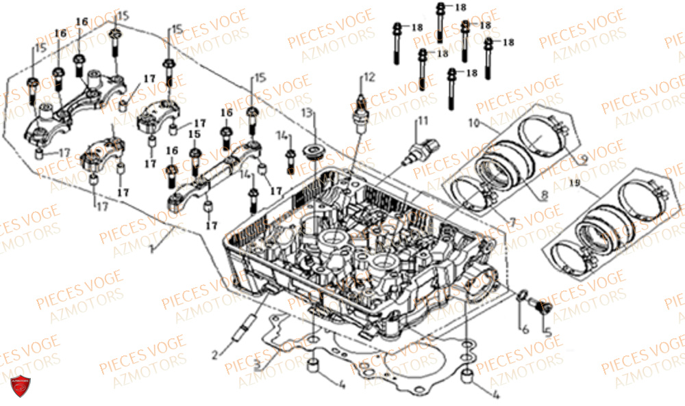 CULASSE VOGE VOGE 525 DSX E5