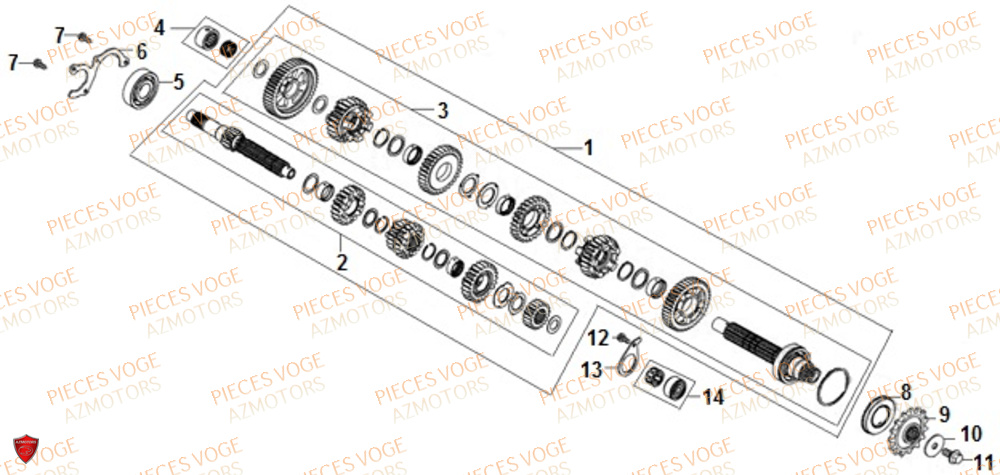 TRANSMISSION VOGE VOGE 525 DSX E5