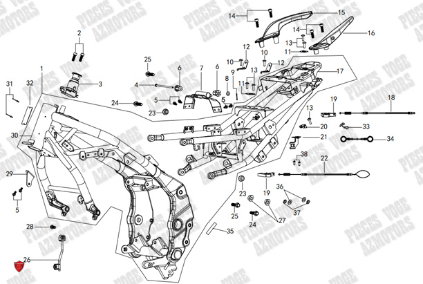 CADRE VOGE VOGE 525 R E5