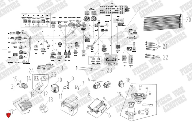 Electricite VOGE Pieces VOGE 525R EURO 5