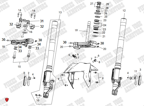 Train Avant VOGE Pieces VOGE 525R EURO 5