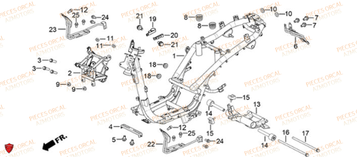 CADRE ORCAL VOREI 125