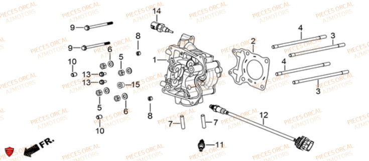 CULASSE ORCAL VOREI 125