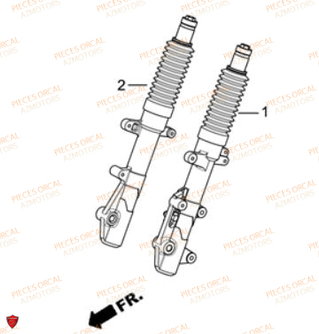 FOURCHE ORCAL VOREI 125