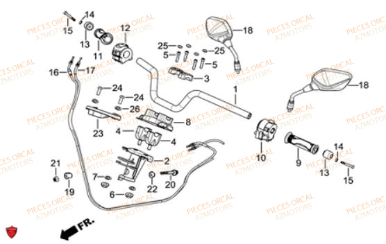 GUIDON ORCAL VOREI 125