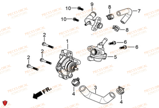 POMPE A EAU ORCAL VOREI 125