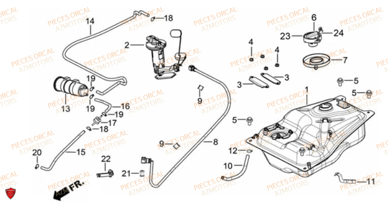 RESERVOIR ORCAL VOREI 125