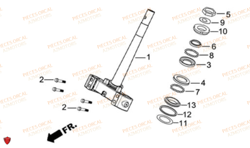 TE DE FOURCHE ORCAL VOREI 125