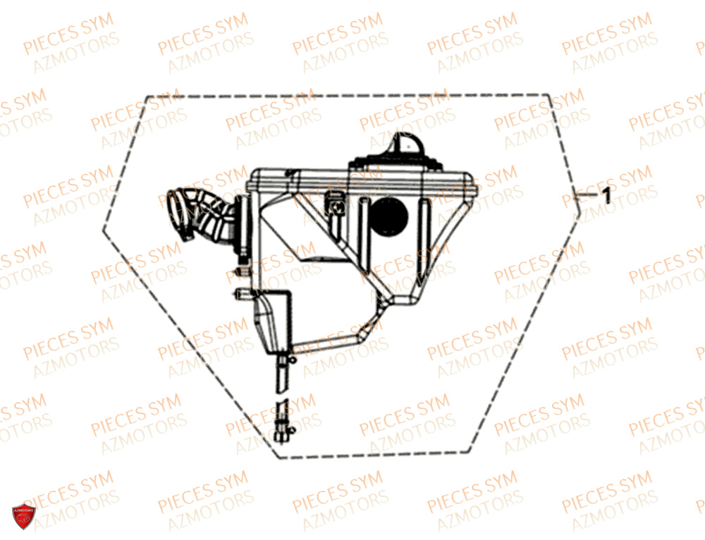 Filtre A Air SYM Pièces WOLF SB125NI - PU12EA-EU (2018-2020)