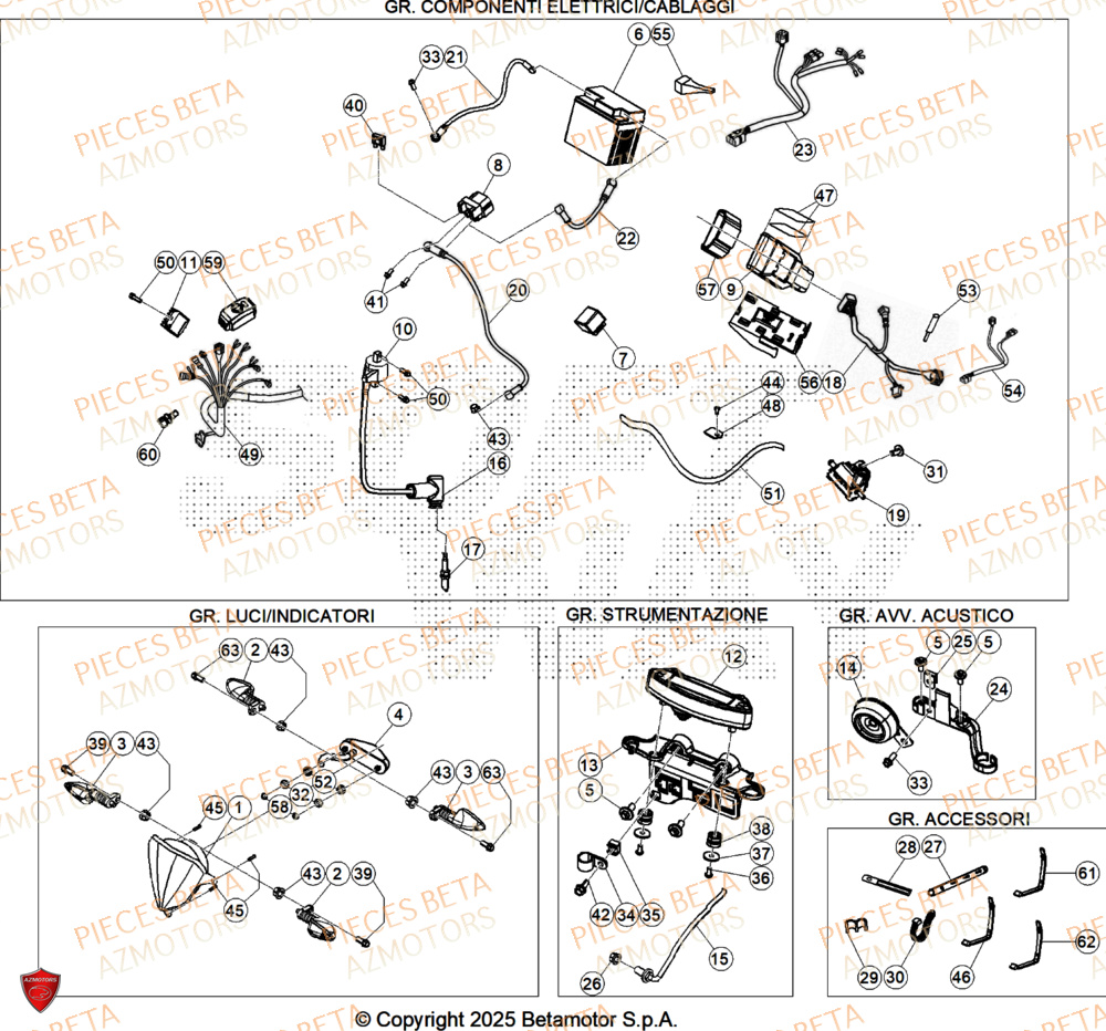 EQUIPEMENT-ELECTRIQUE pour X-PRO-200-2T-2026 EQUIPEMENT-ELECTRIQUE pour X-PRO-200-2T-2026