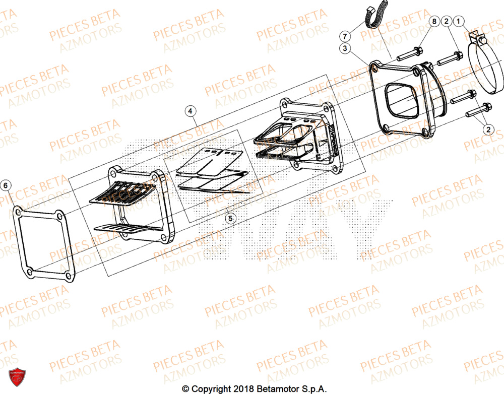 Admission BETA Pieces Beta RR 200 X-PRO 2T - 2025