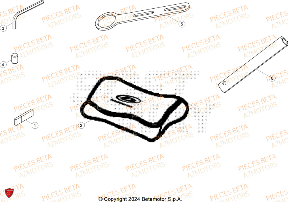 Outils BETA Pieces Beta RR 200 X-PRO 2T - 2025