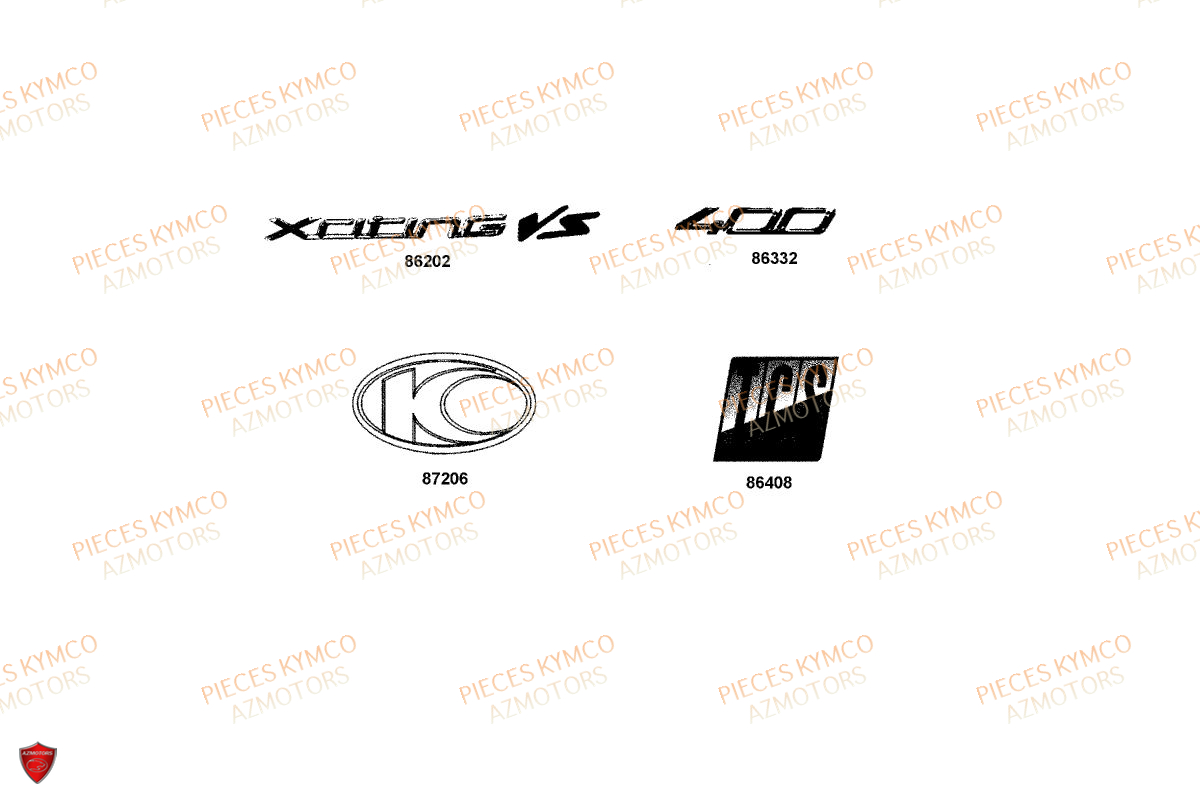 DECORS KYMCO XCITING VS400 TCS ABS