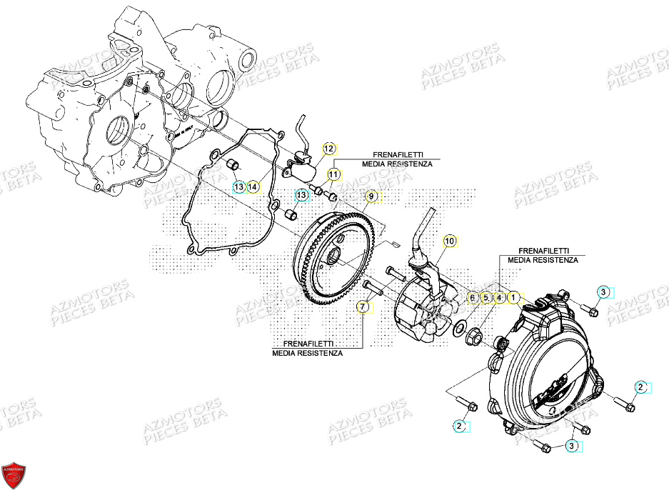 Allumage BETA Pieces BETA ENDURO XTRAINER 250 2T - (2024)