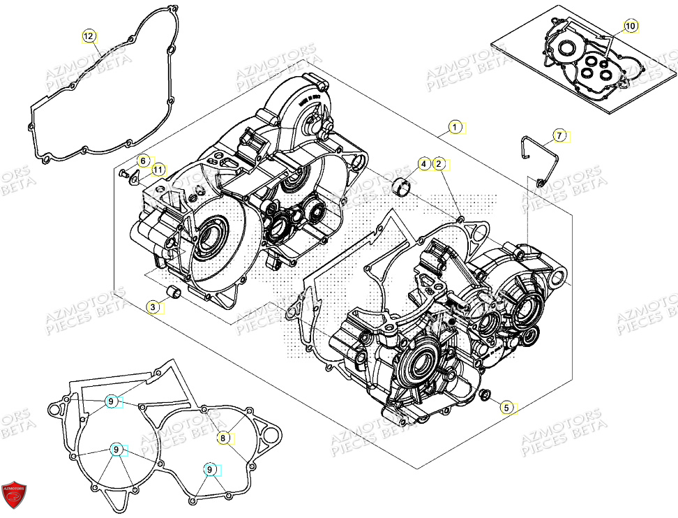 Carters BETA Pieces BETA ENDURO XTRAINER 250 2T - (2024)