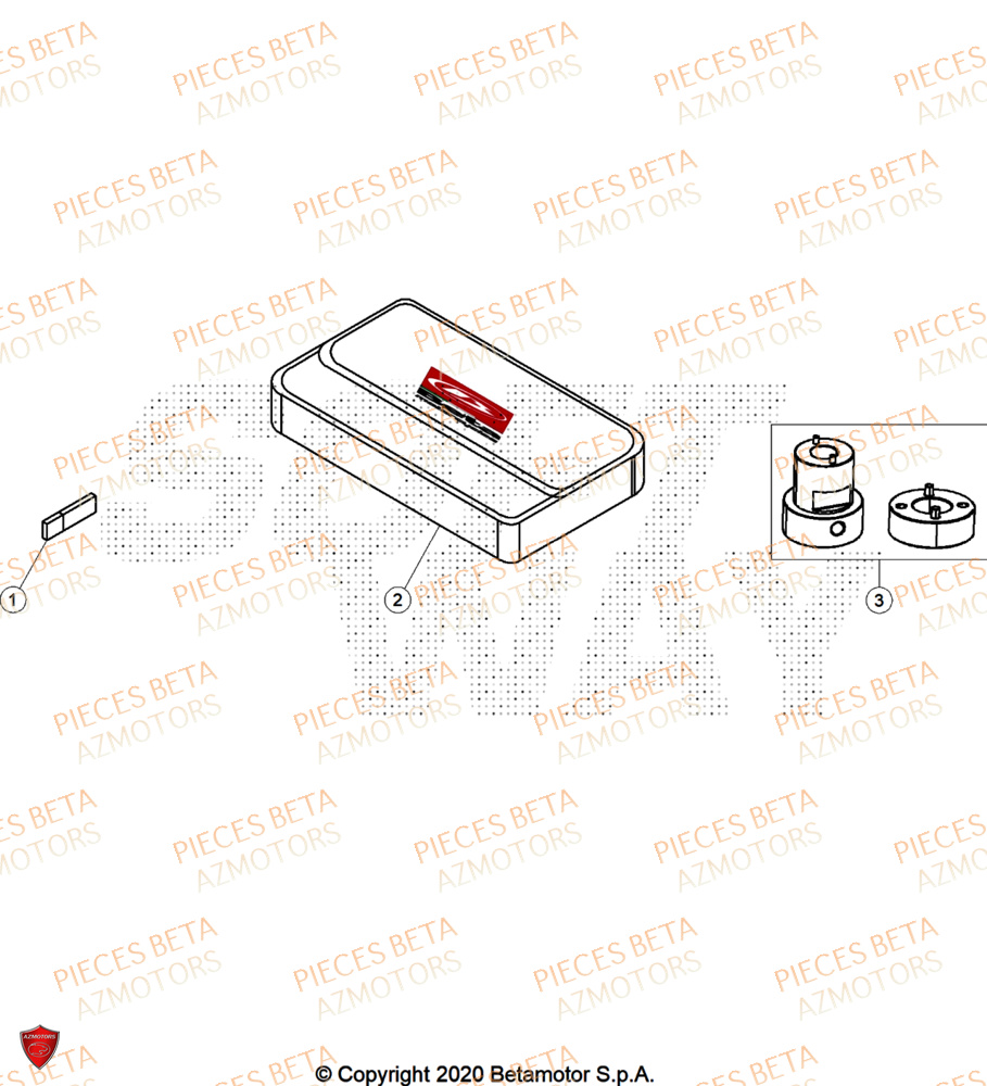 Outils BETA Pieces BETA ENDURO XTRAINER 250 2T - (2025)