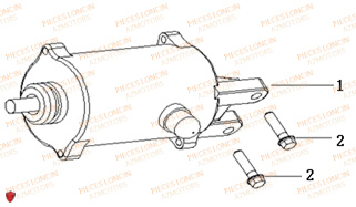 Demarreur LONCIN QUAD LONCIN XWOLF 300 Euro5