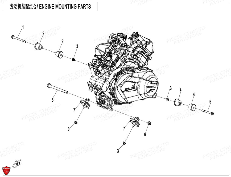 Pi Ces Origine Cfmoto Zforce Sport Pi Ces Cfmoto Neuves D Origine Constructeur Au